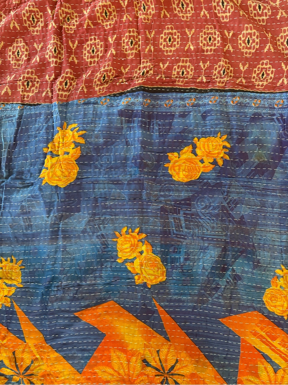 Kantha Throw #2 - Picture 3 of 3